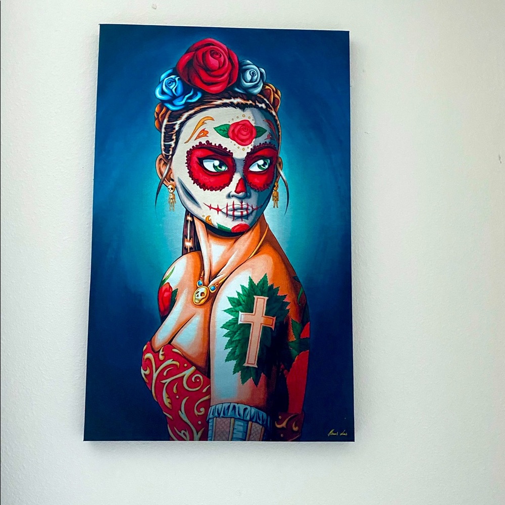 Canvas Art Prints Dia de Los Muertos (Day of Dead)